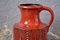 Large Vintage Red Vase with Handle from Carstens Tönnieshof, 1960s 3