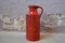 Große rote Vintage Vase mit Griff von Carstens Tönnieshof, 1960er 1