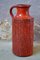 Large Vintage Red Vase with Handle from Carstens Tönnieshof, 1960s 4