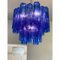 Blauer Tronchi Murano Glas Sputnik Kronleuchter von Simoeng 2