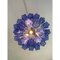 Lampadario Tronchi Sputnik in vetro di Murano blu di Simoeng, Immagine 5