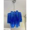 Lámpara de araña Sputnik Tronchi en azul de cristal de Murano de Simoeng, Imagen 3