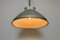 Industrial Grey Metal Factory Suspension Lamp, 1960s 15