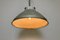 Industrial Grey Metal Factory Suspension Lamp, 1960s, Image 15