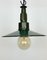 Industrial Enameled Military Pendant Lamp with Cast Aluminium Top, 1960s 8