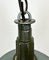 Industrial Enameled Military Pendant Lamp with Cast Aluminium Top, 1960s 6