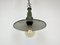 Industrial Enameled Military Pendant Lamp with Cast Aluminium Top, 1960s, Image 7