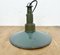 Lámpara colgante militar industrial esmaltada con superficie de aluminio fundido, años 60, Imagen 10