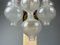 Tulipan Wall Lamp in Ice Glass by J.T. Kalmar, Austria, 1970s 12