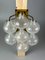 Tulipan Wall Lamp in Ice Glass by J.T. Kalmar, Austria, 1970s 19