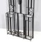 French Art Deco Wrought Iron Hall Tree or Port Manteau in the style of Edgar Brandt, 1930s, Image 4