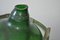 Large Vintage Glass Bottle with Metal Basket 4