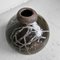 Japanische Mid-Century Vase aus glasierter Keramik & Steingut, 1970er 3