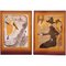 Jane Avril and Diovan Japonais Print Multiples on Metal after Henri de Toulouse Lautrec, Set of 2 1