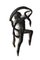 Grande Figurine Viennoise Danseuse de Temple en Bronze 2