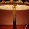 Lámpara de mesa Rockabilly con trípode de latón, años 50, Imagen 5