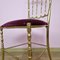 Brass Chair by Giuseppe Gaetano Descalzi for Chiavari, Italy, 1960s 10