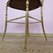 Stuhl aus Messing von Giuseppe Gaetano Descalzi für Chiavari, Italien, 1960er 9