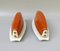 Space Age Brass Wall Lights from Kaiser, 1960s, Set of 2, Image 7