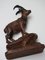 Swiss Black Forest Ibex Sculpture, 1920s, Wood 10