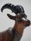 Swiss Black Forest Ibex Sculpture, 1920s, Wood 6