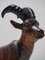 Swiss Black Forest Ibex Sculpture, 1920s, Wood, Image 6