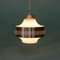 Scandinavian Minimalistic Glass Hanging Lamp, 1960s 11