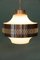 Lámpara colgante escandinava minimalista de vidrio, años 60, Imagen 3