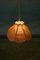 Scandinavian Bohemian Hanging Lamp in Webbing & Pine, 1970s 14