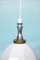 Lampe à Suspension Mid-Century en Opaline, 1950s 10