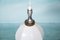 Mid-Century Opaline Hanging Lamp, 1950s 5