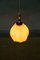Mid-Century Opaline Hanging Lamp, 1950s 9