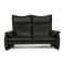 Dacapo Leather Two-Seater Green Sofa from Laauser 1