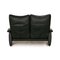 Grünes Zwei-Sitzer Sofa aus Dacapo Leder von Laauser 8