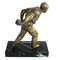 Mid-Century Boules Player in Spelter, France, 1950s 3