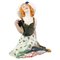Art Nouveau Pierrette Figurine attributed to Martin Wiegand for Meissen, Germany, 1900s 1