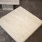 Italian Postmodern Square Travertine Side Tables attributed to Stone International, 1970s, Set of 2 7