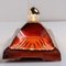Orange and Brown Ceramic Wall Light, Germany, 1970s, Image 11