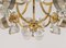 Modernist Sische Glass and Brass Chandelier attributed to J. T. Kalmar for Kalmar, 1960s 6