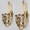 Gold Brass Wall Lights in the style of Florian Schulz, 1970s, Set of 2, Image 11