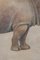 French Artist, Rhinoceros, 20th Century, Canvas Painting, Image 4