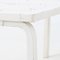 White Lacquered Benches by Alvar Aalto from Artek, 1970s, Set of 2, Image 15