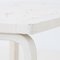 White Lacquered Benches by Alvar Aalto from Artek, 1970s, Set of 2 21