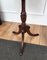 Italian Hexagonal Walnut Side Table wit Gilt-Frame Leather and Tripod Legs, 1960s, Image 6