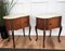 Art Deco Italian Kidney Shaped Nightstands with Marble Top, 1950s, Set of 2, Image 8