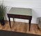 Mid-Century Art Deco Italian Walnut Brass Glass Top Desk Writing Table 7