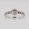 French Diamond Cultured Pearl 18 Karat White Gold Ring, 1950s, Image 13