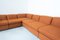 Mid-Century Modern Orange Modular Sofa, Italy, 1960s, Set of 6, Image 7