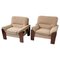 Mid-Century Modern Armchairs attributed to Sapporo for Mobil Girgi, 1970s, Set of 2 1