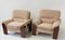Mid-Century Modern Armchairs attributed to Sapporo for Mobil Girgi, 1970s, Set of 2 6